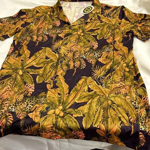 UV BLOCK MEN Hawaiian SHIRT. NWT